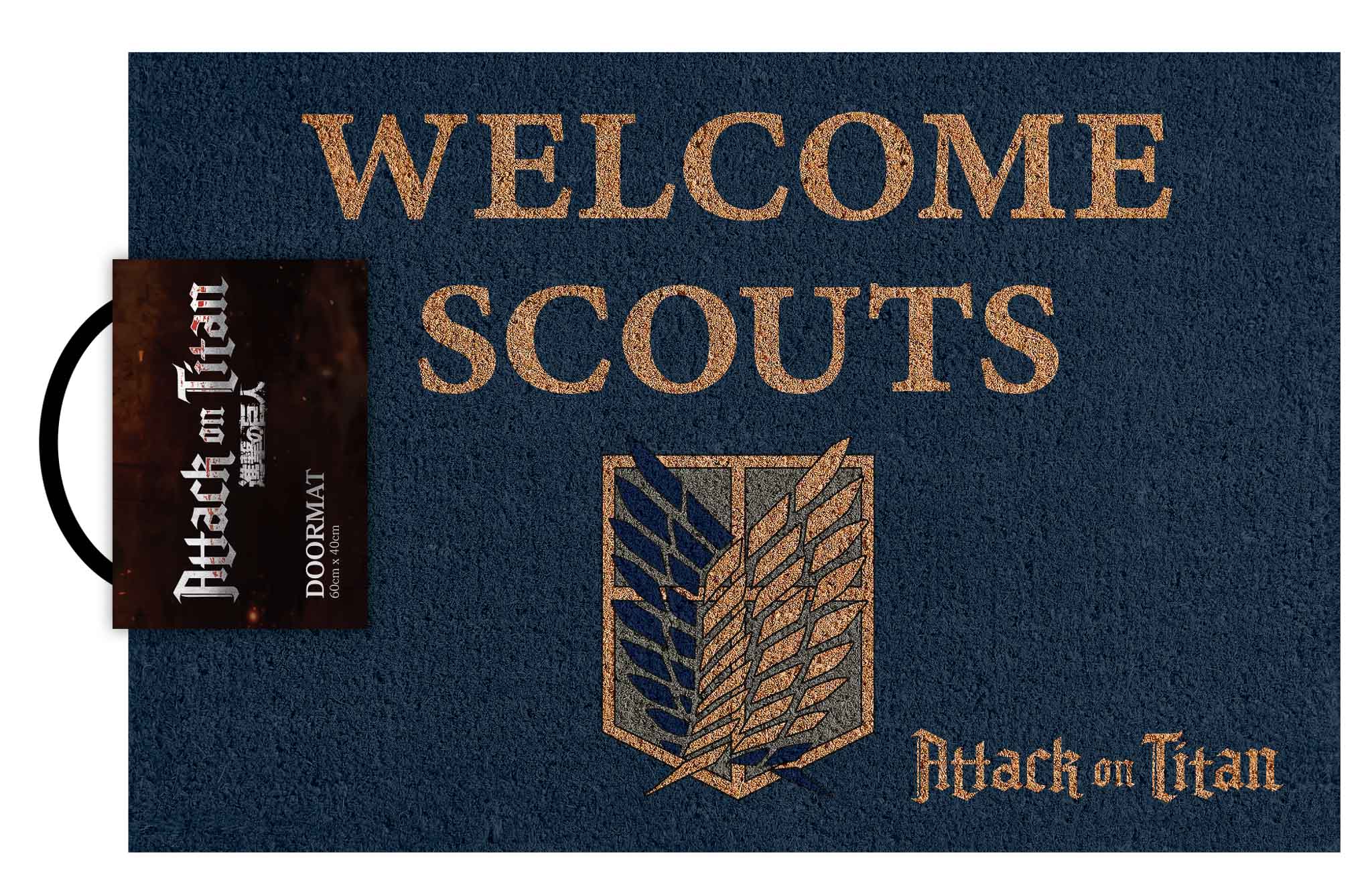 Attack On Titan Welcome Scouts Doormat Entryway Home Decor 1 Attack On Titan Welcome Scouts Doormat Entryway Home Decor