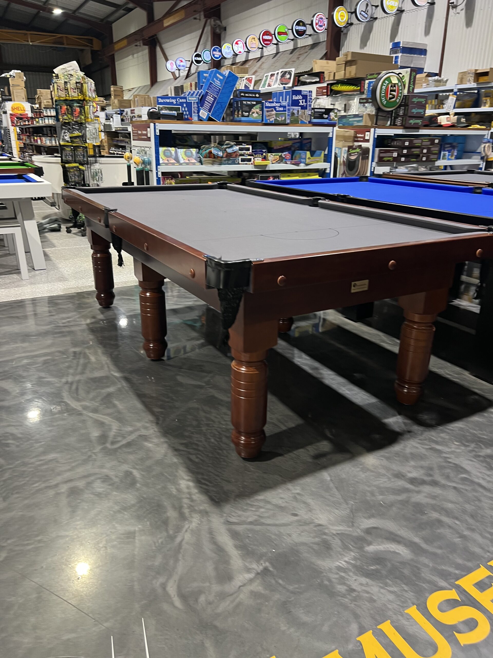 Standard Traditional Walnut Pool Snooker Billiard Table 8ft Charcoal Felt 1 Standard Traditional Walnut Pool Snooker Billiard Table 8ft Charcoal Felt