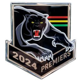 Penrith Panthers 2024 Premiership Decal NRL Metal Car Emblem – Built for Die-Hard Supporters