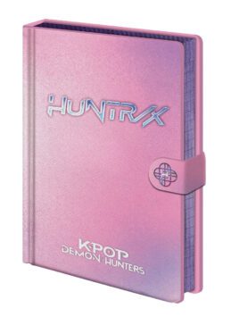 KPop Demon Hunters Logo Clasp Notebook Journal Writing Stationery