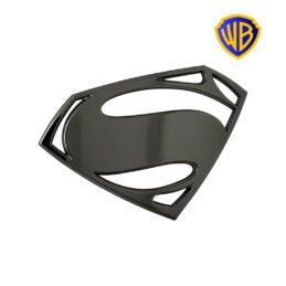 Superman Dawn of Justice 3D Car Badge (Black Chrome) Metal Car Badge – Iconic Collector Emblem