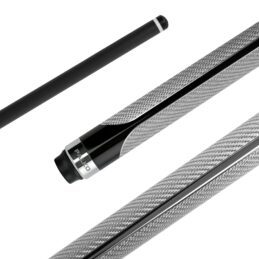 Grafex Warrior Carbon Fibre Pool Snooker Billiard Cue 9.5mm Tip Grey