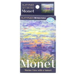 Platypuzz Puzzle Claude Monet 108pcs - Marine View with a Sunset