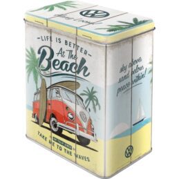 Tin Storage Tin VW Bulli Life is Better at the Beach