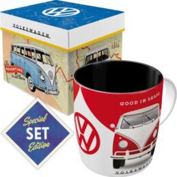 Nostalgic-Art Ceramic Mug & Gift Box Combo VW Good in Shape 8.5x9x8.5cm