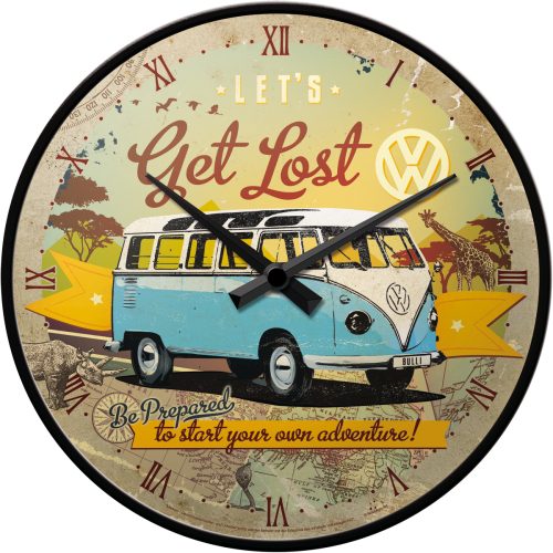 Nostalgic-Art Wall Clock VW Get Lost 30cm 1 Nostalgic-Art Wall Clock VW Get Lost 30cm