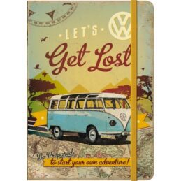 Nostalgic-Art Notebook VW Bulli - Let's Get Lost 21x15x2cm