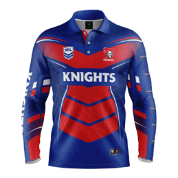 NRL Newcastle Knights Cyber Fishing Shirt - Youth & Adult Sizes - Official Licensed NRL Merchandise