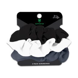 Penrith Panthers NRL Hair Scrunchies 3 Pack – Game Day Fan Hair Accessories Set