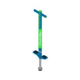 Cooee Freestyle Metal Pogo Stick Blue Green Outdoor Bounce Toy 6+