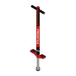 Cooee Freestyle Metal Pogo Stick Red Black Outdoor Bounce Toy 6+