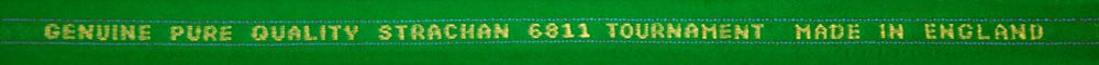 Strachan 6811 SpillGuard English Pool Cloth 8ft Olive Green - Pool Table Felt 61 Genuine Strachan woven edge tournament blue reference