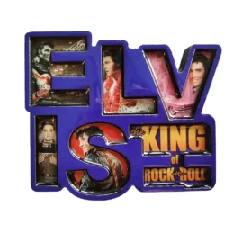 Elvis Presley Magnet Laser Letters Fridge Magnet