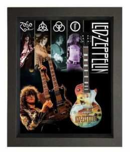 Led Zeppelin Led Zeppelin Display Shadow Box – Collector Wall Display