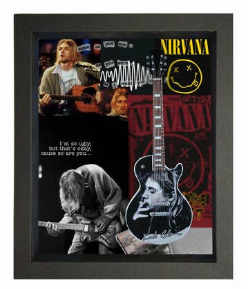 Nirvana Nirvana Display Shadow Box – Collector Wall Display 1 Nirvana Nirvana Display Shadow Box – Collector Wall Display