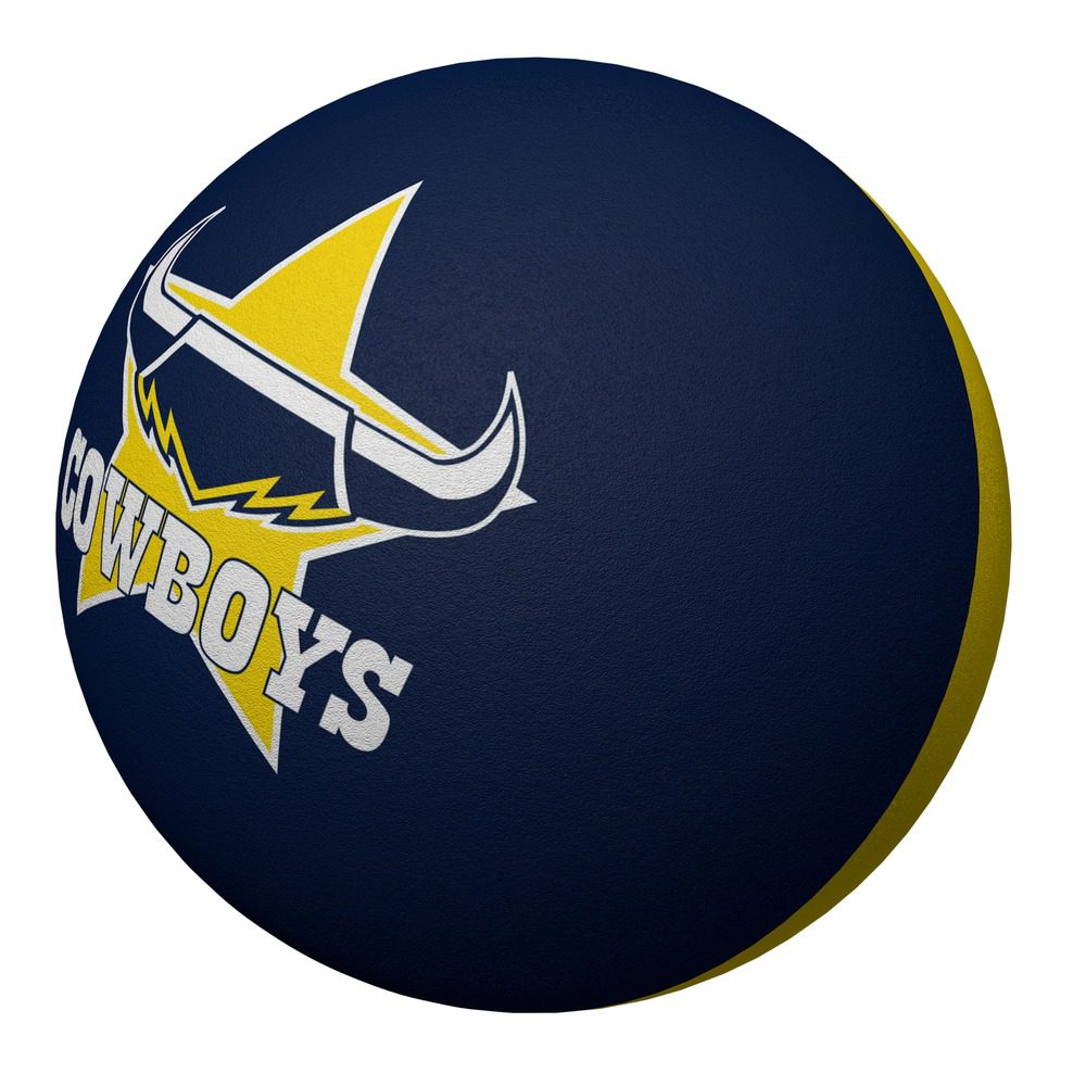 North Queensland Cowboys Steeden NRL High Bounce High Bounce Ball 1 North Queensland Cowboys Steeden NRL High Bounce High Bounce Ball