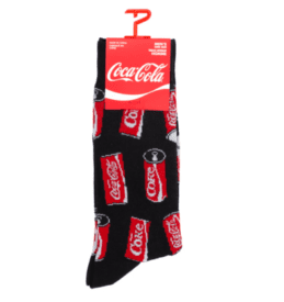 Coca Cola CANS Crew Socks – Music Fan 1 Pair