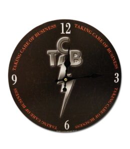 Elvis Presley Clock TCB Retro Wall Clock