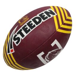 Brisbane Broncos Steeden NRL 11 Inch Supporter Ball