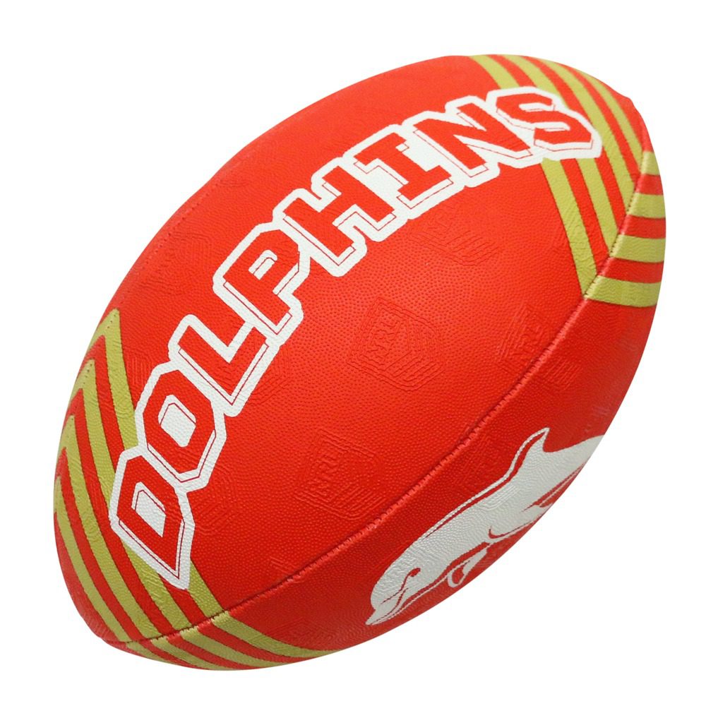 Dolphins Steeden NRL 11 Inch Supporter Ball 2 Dolphins Steeden NRL 11 Inch Supporter Ball - Image 2