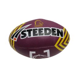 Brisbane Broncos Steeden NRL 6 Inch Sponge Ball