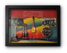 Led Zeppelin Display Shadow Box – Collector Wall Display