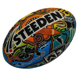 Steeden Indigenous All Stars Supporter Ball-11 inch Rugby League Ball