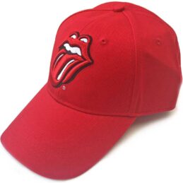 Rolling Stones The Rolling Stones Unisex Baseball Cap: Classic Tongue (Red) Collectible Gift Item