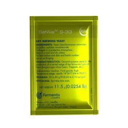 Fermentis SafAle S-33 Yeast Beer Yeast 11.5g
