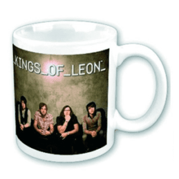 Kings of Leon Band Photo Boxed Ceramic Coffee Mug – Music Fan Coffee Mug