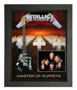 Metallica Metallica Display Shadow Box – Collector Wall Display