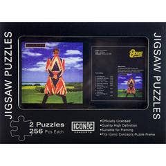 David Bowie Two David Bowie Earthling Puzzles in Tin Gift Box Collectible Gift Item