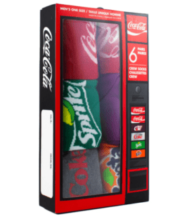 Coca Cola Socks in Gift Box – Music Fan Gift Pair