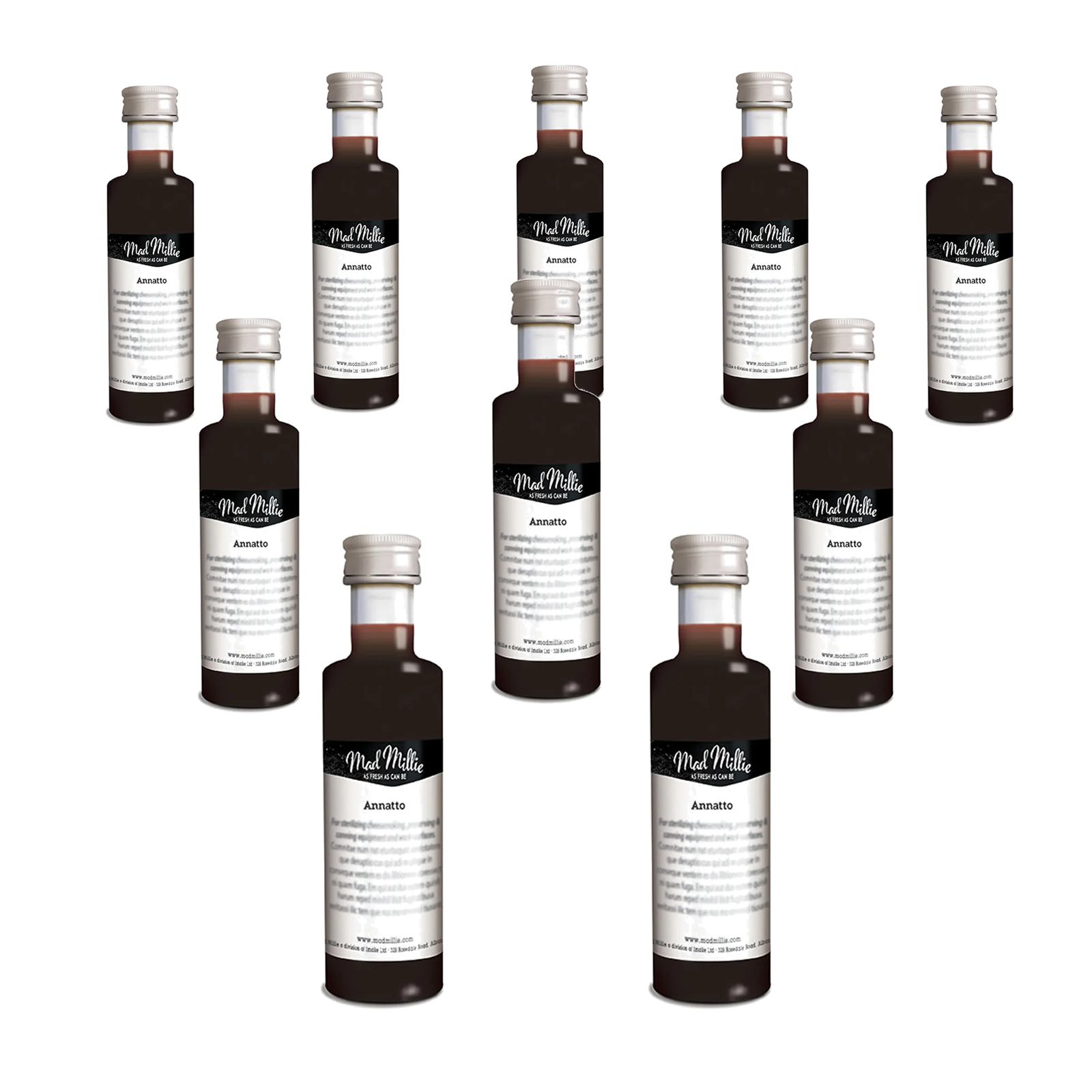 Mad Millie Annatto 50ml 10 Pack - Premium Multi-Buy Refill 1 Mad Millie Annatto 50ml 10 Pack - Premium Multi-Buy Refill