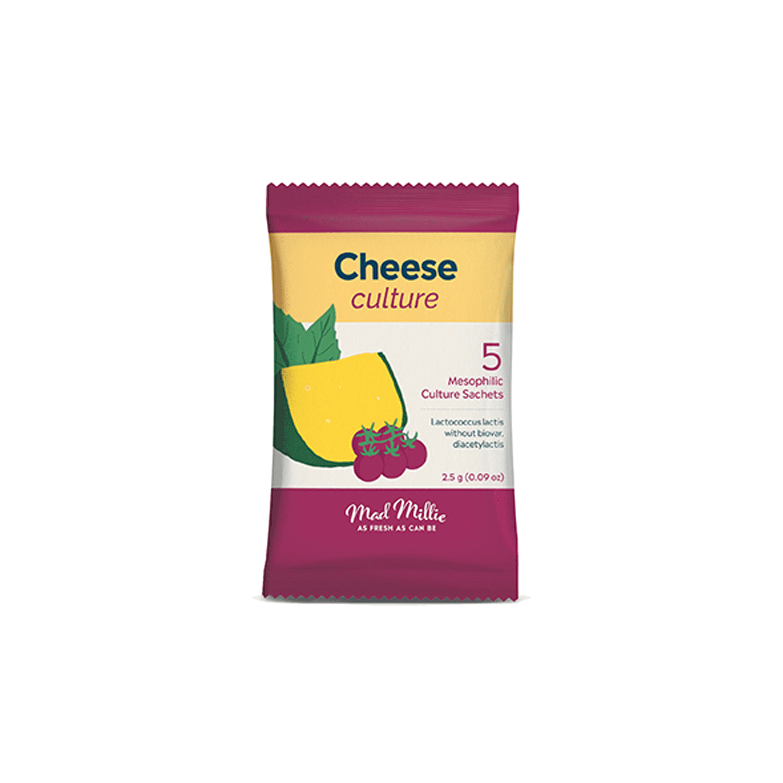 Mad Millie Cheese Culture - Mesophilic Starter for Soft & Hard Cheese 1 Mad Millie Cheese Culture - Mesophilic Starter for Soft & Hard Cheese