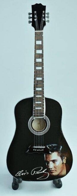 Elvis Presley Miniature acoustic guitar Elvis Presley Collectible Gift Item