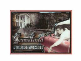 Elvis Presley Magnet - In Caddy 3D Laser Fridge Magnet