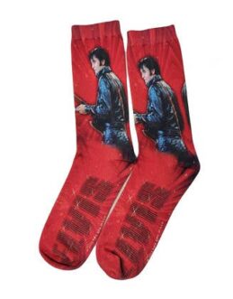 Elvis Presley Socks '68 Name Red Collectible Gift Item