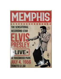 Elvis Presley Magnet Memphis Poster Fridge Magnet