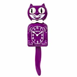Kit-Cat Boysenberry Retro Wall Clock