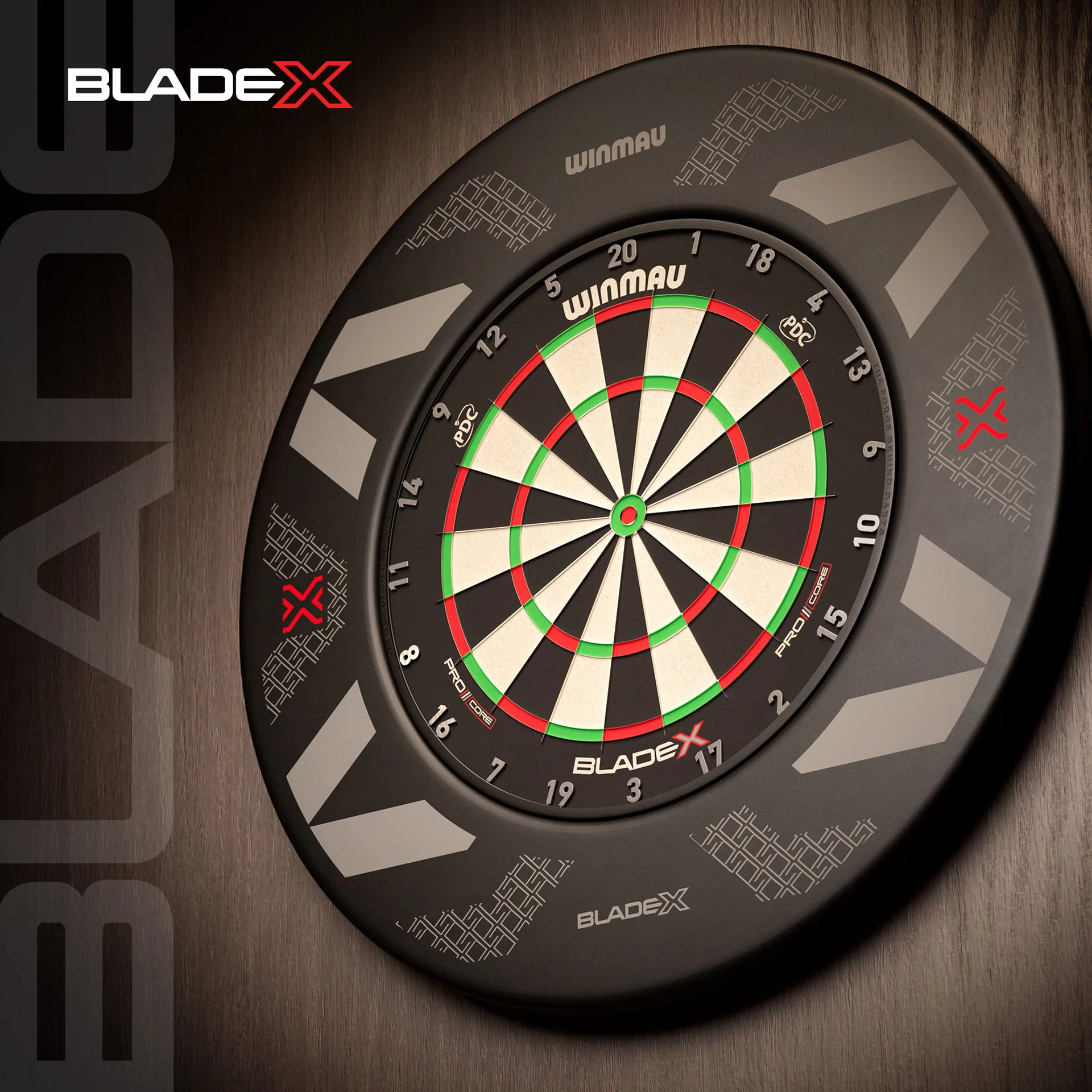 Winmau Professional BLADE X Dartboard - Official PDC Dartboard 5 Winmau Professional BLADE X Dartboard - Official PDC Dartboard - Image 5