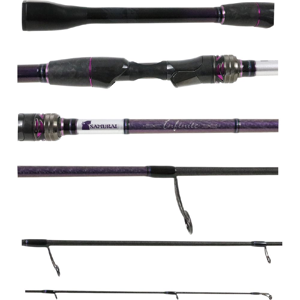 Samurai Infinite Carbon Fishing Rod Spin Fast 7ft 1 Piece 2 - 4lb Pound 1 Samurai Infinite Carbon Fishing Rod Spin Fast 7ft 1 Piece 2 - 4lb Pound