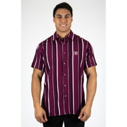 State of Origin Queensland Maroons Sorrento Party Shirt - Adult Sizes - Official Licensed State of Origin Merchandise