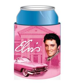 Elvis Presley Pink with Guitars Stubby Holder Can Cooler – BBQ & Bar Drink Cooler