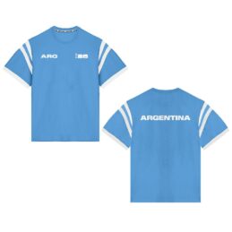 Argentina FIFA World Cup 2026 Supporter Ringer Tee