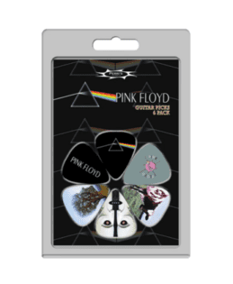 Pink Floyd 6 Pack Celluloid Guitar Picks – Music Fan Pick Set