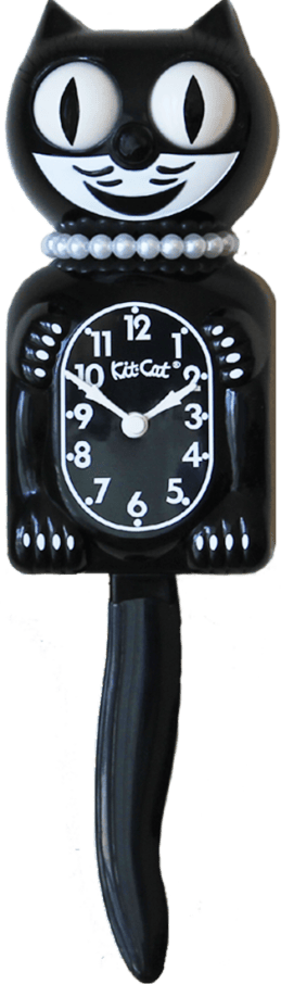 Kit-Cat Black Lady Kit-Cat Clock Retro Wall Clock