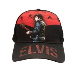 Elvis Presley Cap - Black & Red '68 Collectible Gift Item
