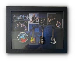 Metallica Display Shadow Box – Collector Wall Display