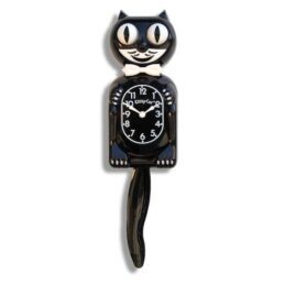 Kit-Cat Black Kitty-Cat Clock Retro Wall Clock